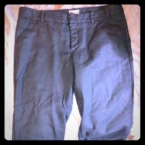 Black pants, ankle length